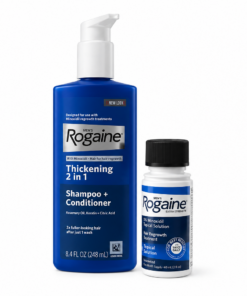 Pack Rogaine Líquido y Champú y acondicionador 2 en 1 para cabello 248 ML (Hombre)