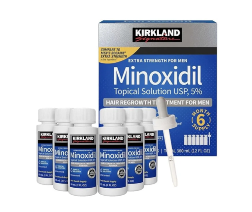 6 unds Minoxidil Kirkland líquido 5%