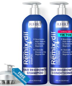 Juego de champú y acondicionador para el crecimiento del cabello para hombres